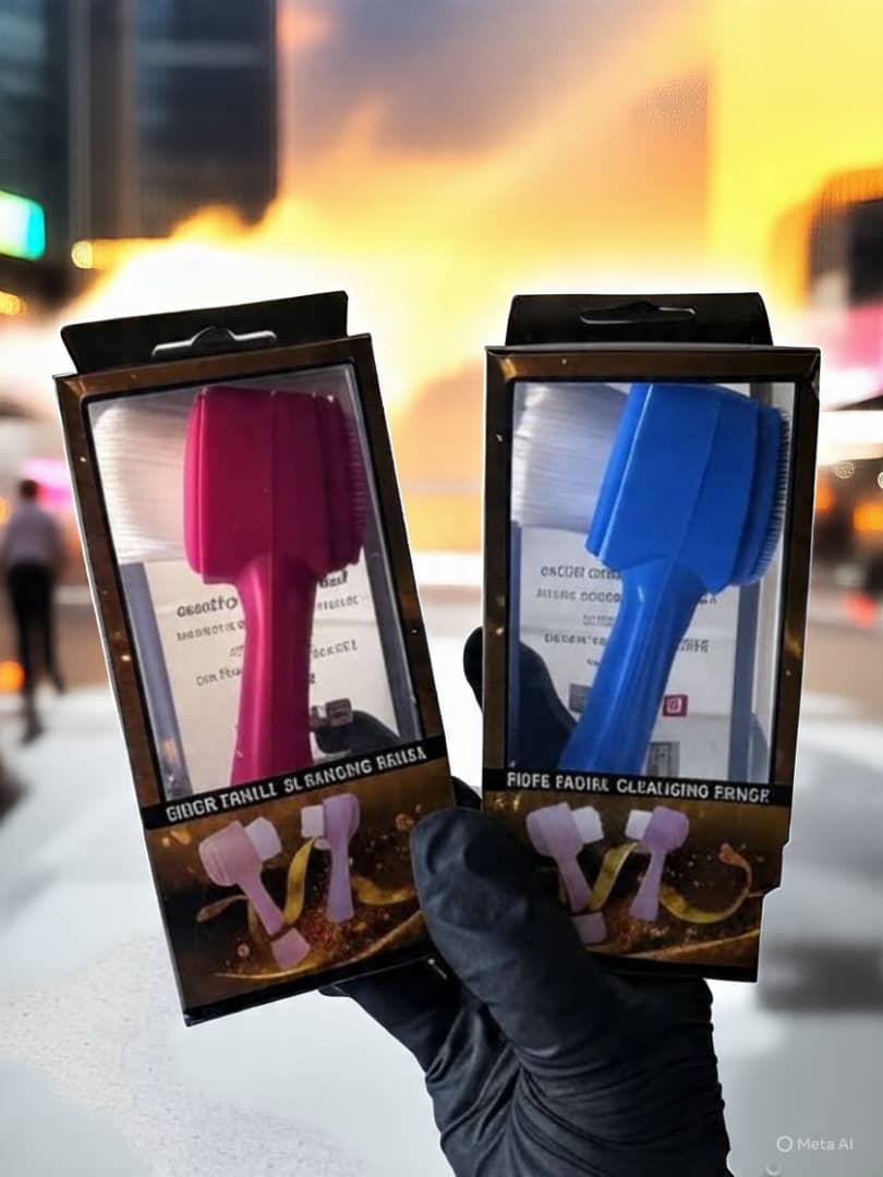 Double-sided face brush -  each Wholesale and retail space available 